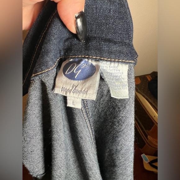 Denim jacket super chic tailored beautiful details size M - Picture 3 of 14